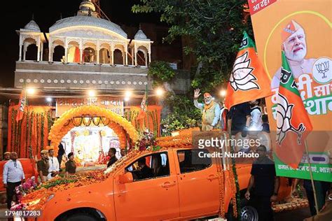 Prime Minister Narendra Modi Is Participating In A Road Show With