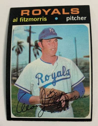 1971 Al Fitzmorris 564 Kansas City Royals Topps Baseball Card EBay