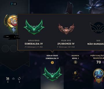 Conta Esmeralda Iv Mmr Alto League Of Legends Contas Ggmax