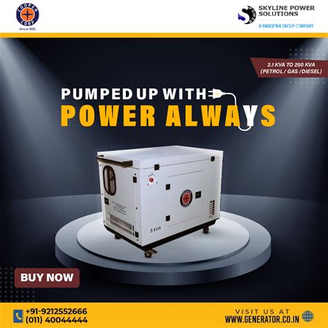 Portable Generator In India Skylinepower Medium