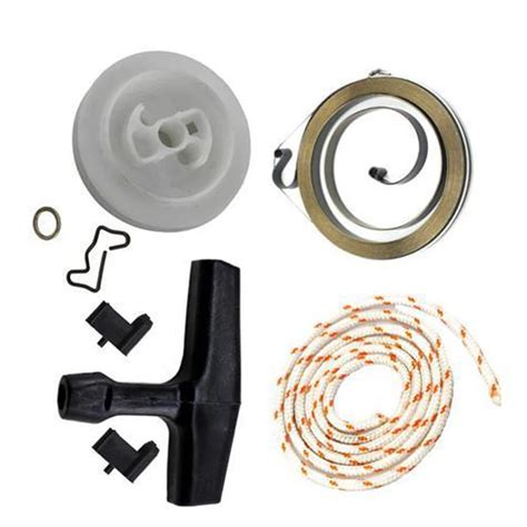 Recoil Spring Starter Pulley Handle Rope Pawl Set For Stihl