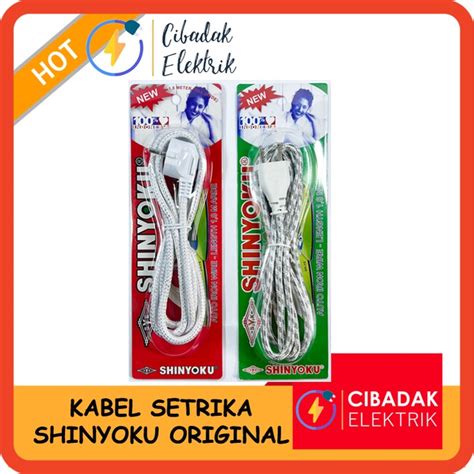 Jual Kabel Setrika Universal Shinyoku Original Meter Shopee Indonesia