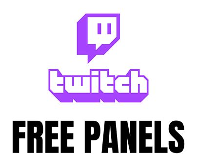 Free Twitch Panels Projects Photos Videos Logos Illustrations And