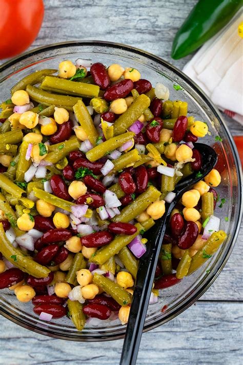 Three Bean Salad One Bowl One Pot Recipes