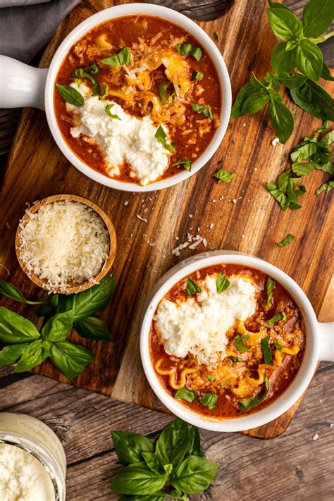 Easy One Pot Lasagna Soup