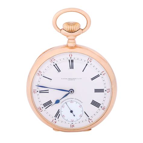 PATEK PHILIPPE Cie Chronometro Gondolo offene Taschenuhr für