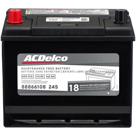 Acdelco Advantage Battery Bci Group Size 24 600 Cca 24s