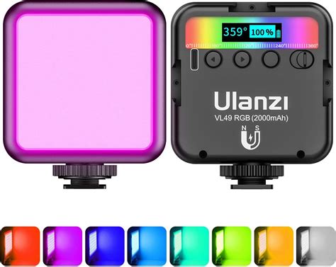 ULANZI Luz de Vídeo LED VL49 5500K Luz de Relleno Luz de Camara LED