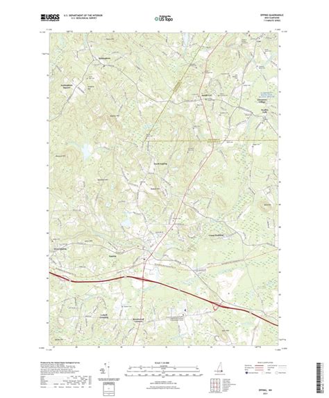 Epping, NH (2021, 24000-Scale) Map by United States Geological Survey ...