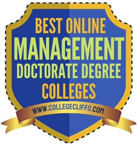 Top 7 Online Doctor Of Management Degrees College Cliffs