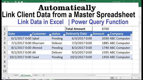 Excel Pull Data From Another Worksheet