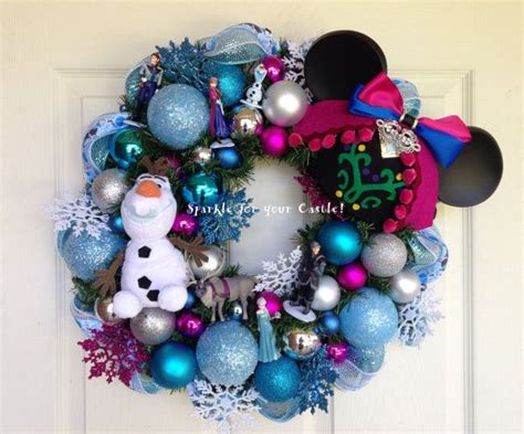 Frozen Themed Christmas Wreath