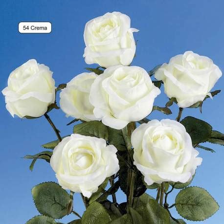 Ramo Flores Artificiales Rosas Ramos Artificiales Oasis Decor