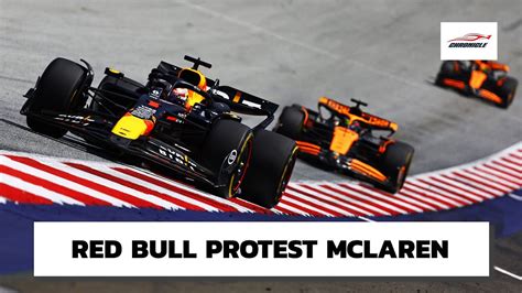 Red Bull Launch Protest Of Mclarens F1 Car Youtube