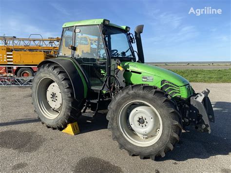 Tracteur A Roues Deutz Fahr Agroplus 95 Dt Endommage Doccasion à