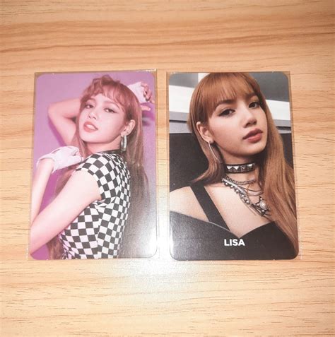 Blackpink Lisa Square Up Photocard Hobbies Toys Memorabilia