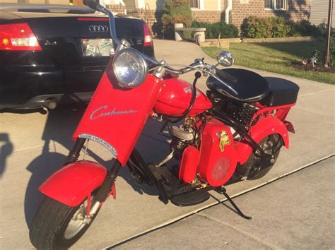 1958 Completely Restored Cushman Eagle Scooter For Sale On 2040 Motos