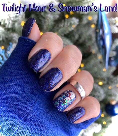 Color Street Twilight Hour Snowmans Land Color Street Nail Inspo