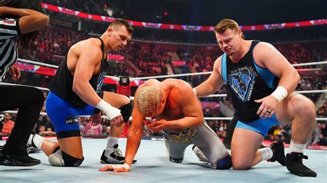 Cody Rhodes With The Creed Brothers Monday Night Raw December