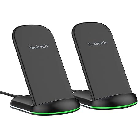 Amazon Yootech 2 Pack Wireless Charger 10W Max Wireless Charging