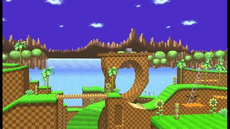 Vgw Sonic The Hedgehog Green Hill Zone Video Green Hills Hd Wallpaper