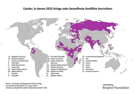 Kriege Weltweit 2022 FRIEDEN FRAGEN