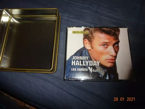 Johnny Hallyday Les Ann Es Vogue Coffret En M Tal De Cd Etat