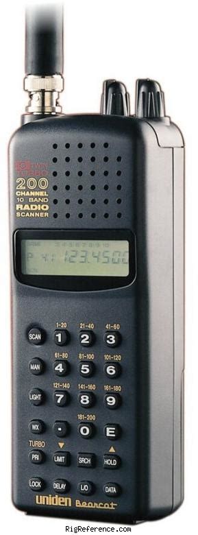 Uniden Bearcat Bc Xlt Handheld Vhf Uhf Scanner Receiver