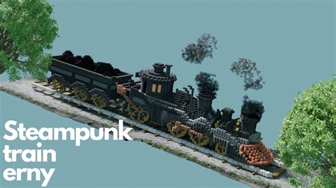 Steampunk Train Station Minecraft