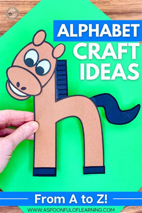 Alphabet Crafts Uppercase And Lowercase Letters Crafts