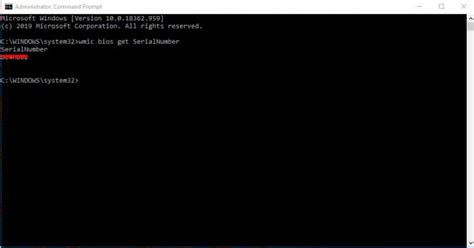 How To Find Pcs Serial Number Via Cmd Command Prompt