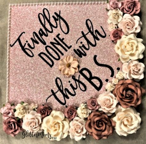 finally    bs graduation cap topper etsy