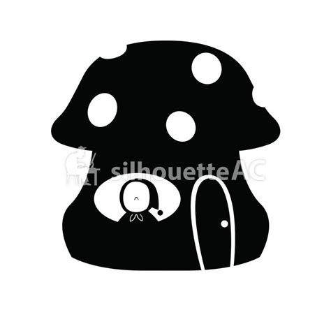 Mushroom Silhouette Vector at Vectorified.com | Collection of Mushroom ...