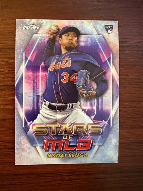 Topps Update Series Stars Of Mlb Chrome Smlbc Kodai Senga