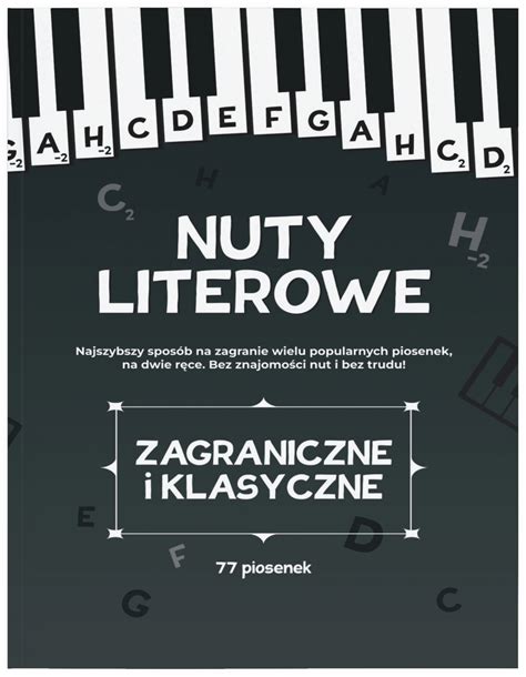 Ksi Ka Nuty Literowe Zagraniczne I Klasyczne Ksi Ka Z Piosenkami