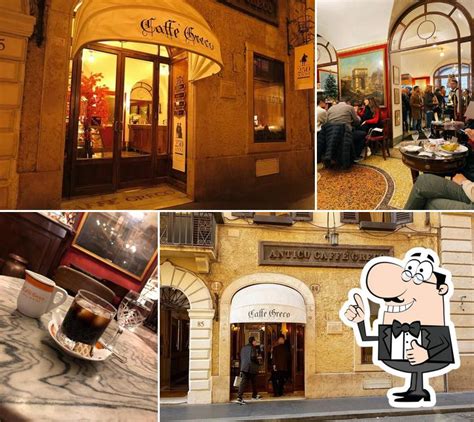 Antico Caff Greco Cafe Rom Via Dei Condotti Restaurantspeisekarten