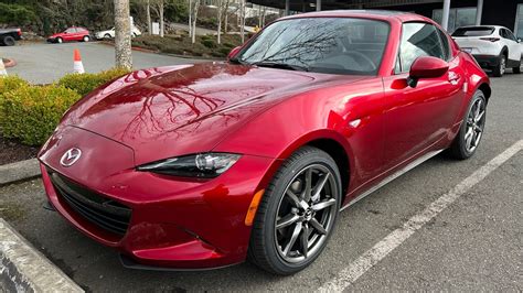 Soul Red 2022 Mazda Mx 5 Miata Rf Grand Touring Youtube