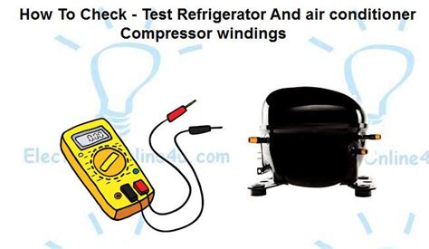 How To Check Compressor Windings With Multimeter