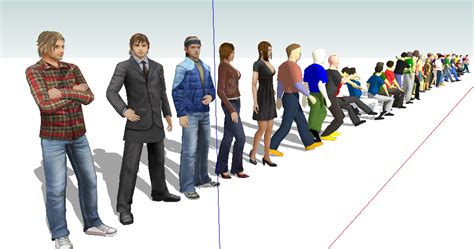 18 3d People Sketchup Elishalucja