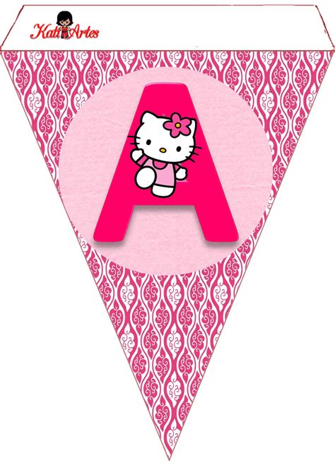 Hello Kitty Birthday Banner Printable