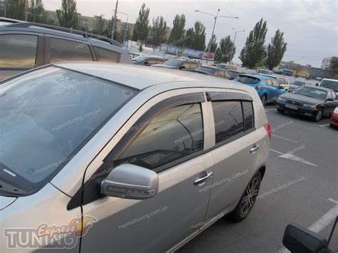 Ветровики Джили МК (дефлекторы окон Geely MK) - Купить ветровики на ...