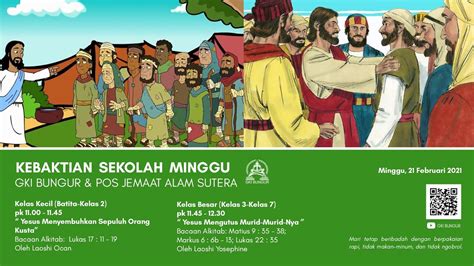 Sekolah Minggu Kecil Februari Laoshi Ocan Yesus