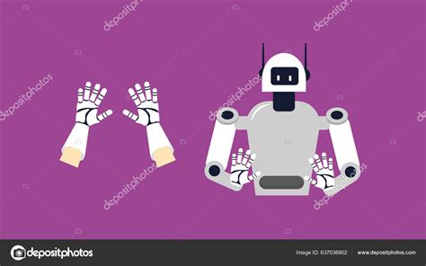 Vector Illustration Modern Robot Stock Vector By ©volodymyrvoronov