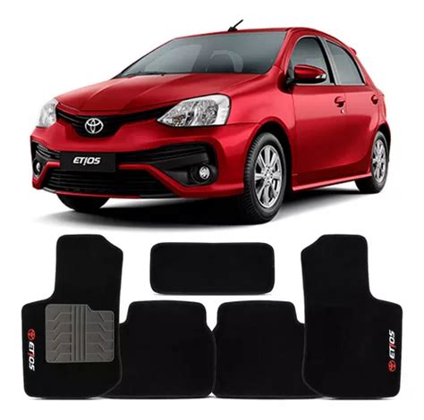 Tapete Automotivo Toyota Etios Hatch A Preto Jogo