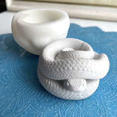 3D-молд, силиконовая форма "Змея в клубке" (L) - идеальна для ...