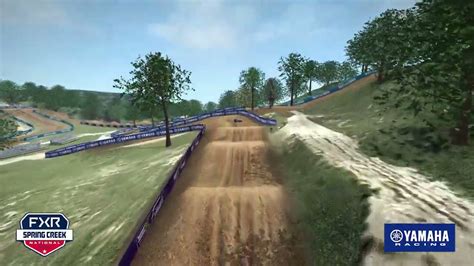 Yamaha Animated Track Map Glendale Supermotocross