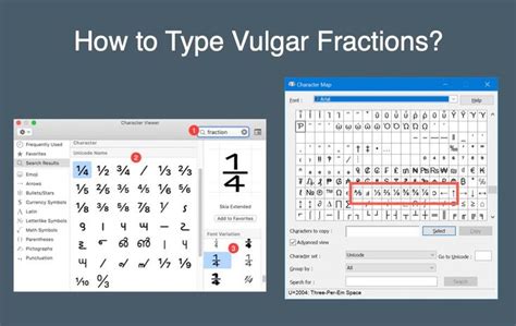 How To Type Fractions In Windows And Mac