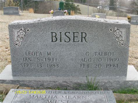 George Talbot Biser Find A Grave Memorial