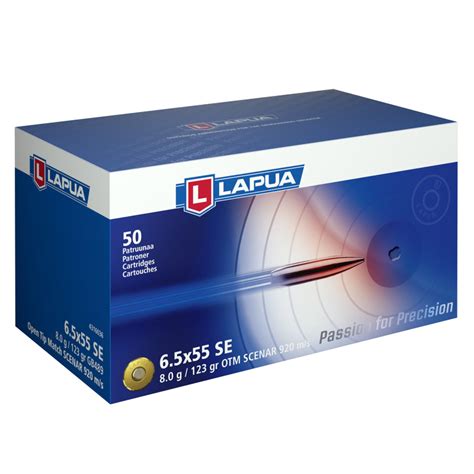 LAPUA 6 5x55 123 GRS 8 0 G OTM SCENAR 920 M S SHOOTINGSTORE