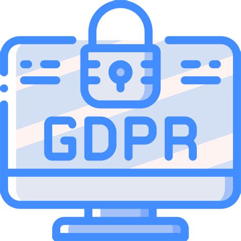 GDPR Basic Miscellany Blue icon